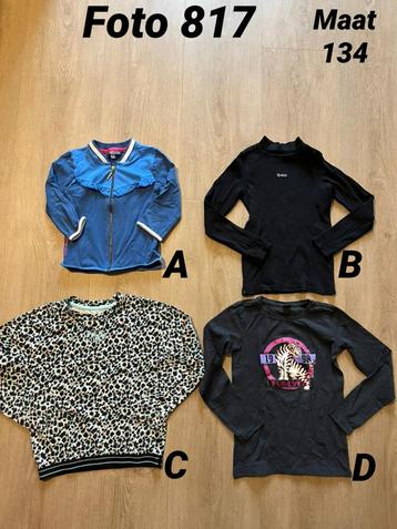 Longsleeve meisje maat 134 zgan *foto 817* beschikbaar voor biedingen