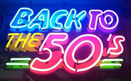 FIFTIES SIXTIES NEONVERLICHTING BACK TO THE 50'S  NEON LAMP, Verzamelen, Automaten | Overige, Nieuw, Ophalen