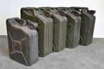 4x leger jerrycan 20 liter + 1x 10 liter, Verzamelen, Militaria | Algemeen, Ophalen, Landmacht, Nederland, Overige typen