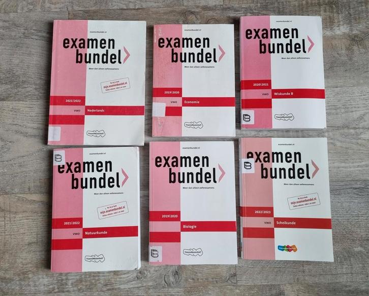 Examenbundels VWO Diverse Vakken, Boeken, Schoolboeken, Zo goed als nieuw, Overige vakken, VWO, Ophalen of Verzenden