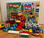 LEGO DUPLO 10874 + 10882 – Treinset + Rails, Compleet, Kinderen en Baby's, Speelgoed | Duplo en Lego, Ophalen of Verzenden, Zo goed als nieuw