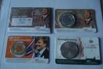 WILLEM ALEXANDER IN COINCARD O.A. VERJAARDAGSTIENTJE, Setje, Overige waardes, Ophalen of Verzenden, Koningin Beatrix