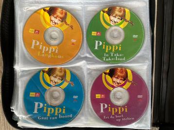 4 dvds Pippi Langkous - krasvrij beschikbaar voor biedingen