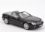 1:18 modelauto Mercedes-Benz SL 500 - 2003 - Zwart, Nieuw, Ophalen of Verzenden, Auto, Norev