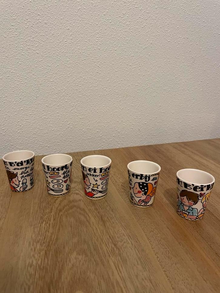 Blond Amsterdam Eierdopjes Even Bijkletsen, Huis en Inrichting, Keuken | Servies, Zo goed als nieuw, Overige typen, Blond Amsterdam