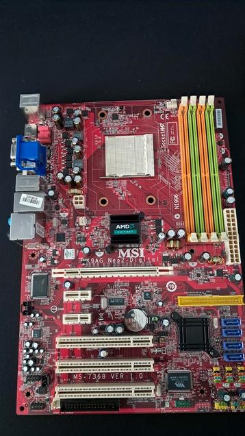 MSI K9AG NEO2-Digital AM2 moederbord beschikbaar voor biedingen