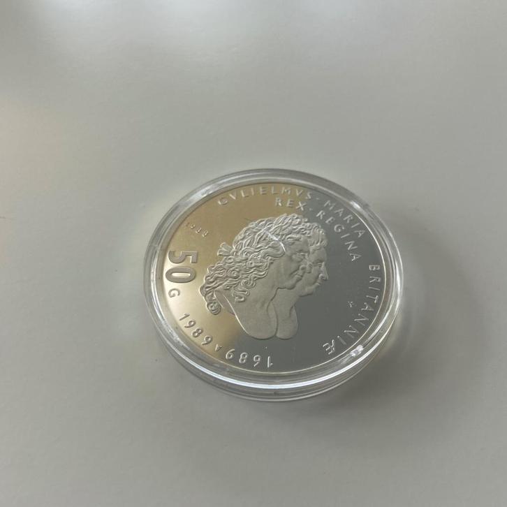 Zilveren 50 gulden munt 1988, Postzegels en Munten, Munten | Nederland, Losse munt, 50 gulden, Koningin Beatrix, Zilver, Ophalen of Verzenden