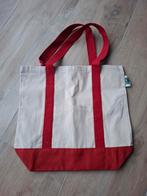 Fairtrade katoenen tas - rood / beige - nieuw, Sieraden, Tassen en Uiterlijk, Tassen | Reistassen en Weekendtassen, 40 tot 60 cm