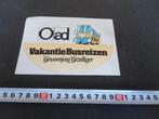 sticker OAD Vakantie Busreizen Gewoon weg Gezelliger, Ophalen, Zo goed als nieuw