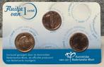 Fluitje van 1 cent coincard, Postzegels en Munten, Munten | Nederland, Ophalen of Verzenden