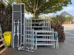 Aluminium kamersteigers Layher, Doe-het-zelf en Verbouw, Ophalen, Gebruikt, Rolsteiger of Kamersteiger