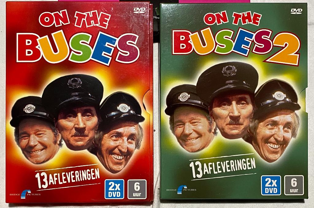 Zolder opruiming  26 afleveringen van de serie On the Buses, Alle leeftijden, Ophalen of Verzenden, Zo goed als nieuw, Overige genres