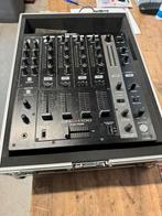 Denon DN-x1100 dj mixer 4 ch. + flightcase, Zo goed als nieuw, Minder dan 5 kanalen, Ophalen