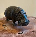 Stenen beeldje nijlpaard, Ophalen of Verzenden, Zo goed als nieuw, Dier