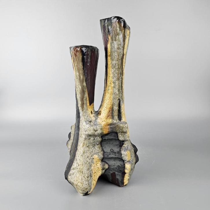 Vintage West-Duitse Fat Lava vaas. Schaffenacker 912, Antiek en Kunst, Antiek | Vazen, Ophalen of Verzenden