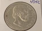 Mooie zilveren rijksdaalder 1852 willem 3, Postzegels en Munten, Munten | Nederland, Ophalen of Verzenden, Koning Willem III, 2½ gulden