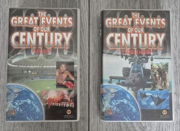 The Great Events of our Century VHS tapes beschikbaar voor biedingen