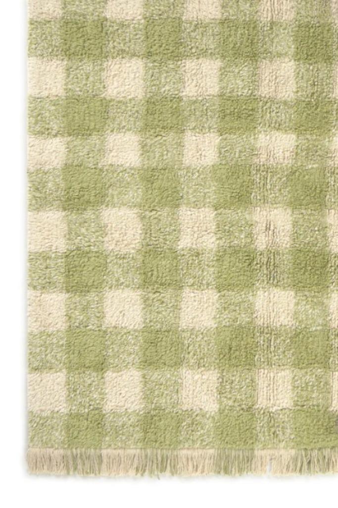 Kindervloerkleed Vichy Matcha Lorena Canals, Kinderen en Baby's, Kinderkamer | Inrichting en Decoratie, Nieuw, Kleed of Kussen