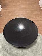 IKEA Salontafel - Zwart met zwart glas - 88cm, Huis en Inrichting, Tafels | Salontafels, 50 tot 100 cm, Rond, Modern, Minder dan 50 cm