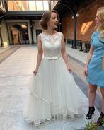 Trouwjurk / Bruidsjurk maat S, Kleding | Dames, Ophalen of Verzenden, Zo goed als nieuw, Wit, Trouwjurk