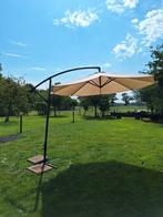 Parasol + voet, Ophalen, Zweefparasol
