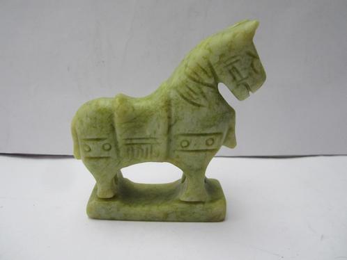 Antiek Chinees jade beeld paard #0173, Antiek en Kunst, Kunst | Beelden en Houtsnijwerken, Ophalen of Verzenden