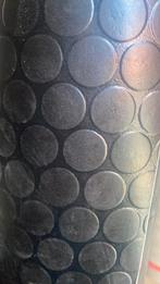 Vinyl zwart noppen op 2 mtr breed, Ophalen, Zwart, Nieuw, Minder dan 10 m²