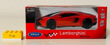 Welly 43643 Lamborghini Aventador 1:43 LP700-4 rood  beschikbaar voor biedingen