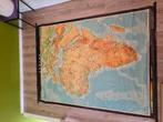 Wandkaart Afrika - Haack Gotha, Antiek en Kunst, Antiek | Schoolplaten, Ophalen, Aardrijkskunde