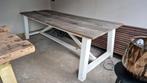 Houten Tuintafel - Hardhout Blad 250cm, Tuin en Terras, Ophalen of Verzenden, Gebruikt, Rechthoekig