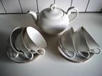 Mosa theepot met 6 thee kop en schotels en 6 borden, Huis en Inrichting, Keuken | Servies, Ophalen of Verzenden, Zo goed als nieuw