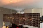 Vintage design Plissé hanglamp zwart, Huis en Inrichting, Lampen | Hanglampen, Ophalen, Overige materialen, Design, Zo goed als nieuw