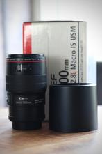 Canon EF 100mm f/2.8 L IS USM Macro (zeer nette staat), Audio, Tv en Foto, Fotografie | Lenzen en Objectieven, Ophalen, Zo goed als nieuw