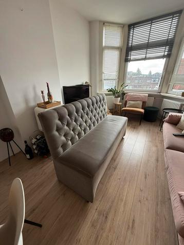 Riviera Maison eettafelbank Kensington 3-zits in taupe/grijs beschikbaar voor biedingen