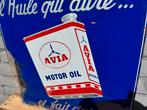 AVIA Motor olie oud reclamebord, Verzamelen, Merken en Reclamevoorwerpen, Reclamebord, Gebruikt, ., Ophalen of Verzenden
