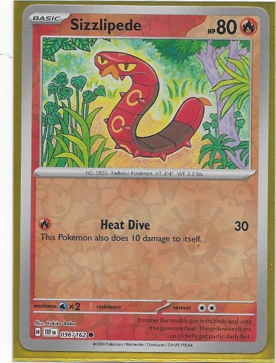 Temporal Forces,  Sizzlipede [reverse] 36/162, Verzenden, Nieuw, Losse kaart