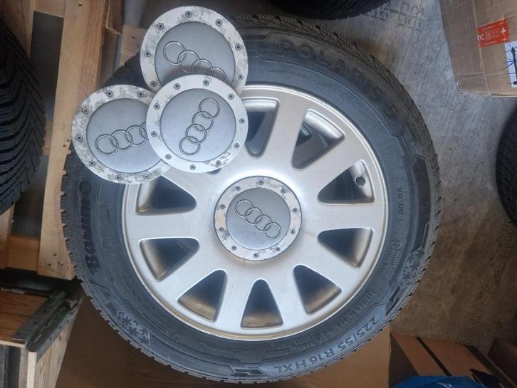 Audi winterbanden wintervelgen Speedline SL1124 GOED PROFIEL, Auto-onderdelen, Overige Auto-onderdelen, Audi, Gebruikt, Ophalen of Verzenden