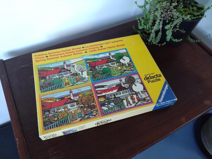 Vintage Didacta educative puzzel, Kinderen en Baby's, Speelgoed | Educatief en Creatief, Gebruikt, Ophalen of Verzenden