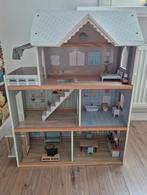 Houten poppenhuis, Ophalen, Zo goed als nieuw, Poppenhuis