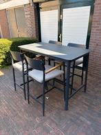 Bartafel met stoelen, Huis en Inrichting, Tafels | Statafels, Ophalen of Verzenden, Zo goed als nieuw