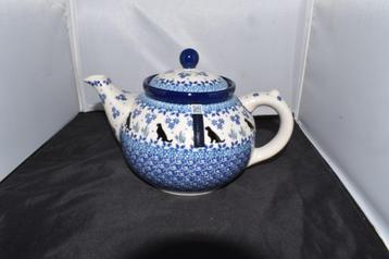 Theepot Puppy Bunzlau Castle servies beschikbaar voor biedingen
