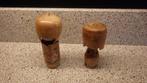 2 mooie kokeshi poppen, Ophalen of Verzenden, Gebruikt
