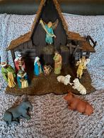 Kerststal met Figuren, Antiek en Kunst, Ophalen of Verzenden