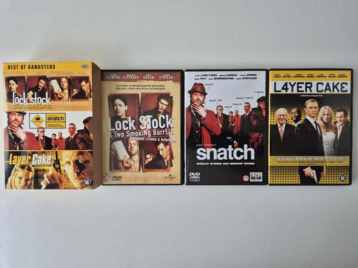 Lock, Stock and Two Smoking Barrels + Snatch + Layer Cake, Cd's en Dvd's, Dvd's | Thrillers en Misdaad, Zo goed als nieuw, Boxset