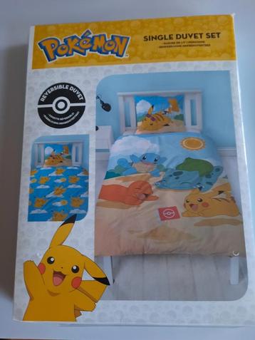 POKEMON dekbedovertrek 140x200 prima kwaliteit NIEUW 