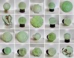 Vintage plafondlamp Thabur groen plafonnière Art Deco 1930, Huis en Inrichting, Ophalen of Verzenden, Zo goed als nieuw, Glas