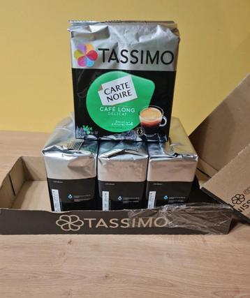 3 nieuwe verpakkingen Tassimo koffiecups 