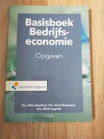 Basisboek bedrijfseconomie - opgaven, Verzenden, Olaf Leppink; Wim Koetzier; Rien Brouwers, Management, Zo goed als nieuw