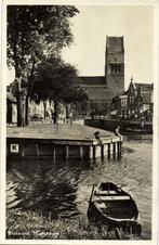 Bolsward, Martinikerk - vissenden kinderen boot - 1952 gelop, Ophalen of Verzenden, 1940 tot 1960, Gelopen, Friesland