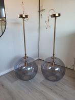 2 mooie hanglampen Finn - karwei, Zo goed als nieuw, Ophalen, 75 cm of meer, Glas